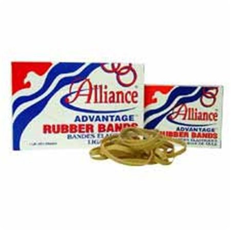 ALLIANCE RUBBER Alliance Rubber ALL26195 Rubber Bands- Size 19- 1 lb.- 3-.50in.x.06in.- Natural ALL26195